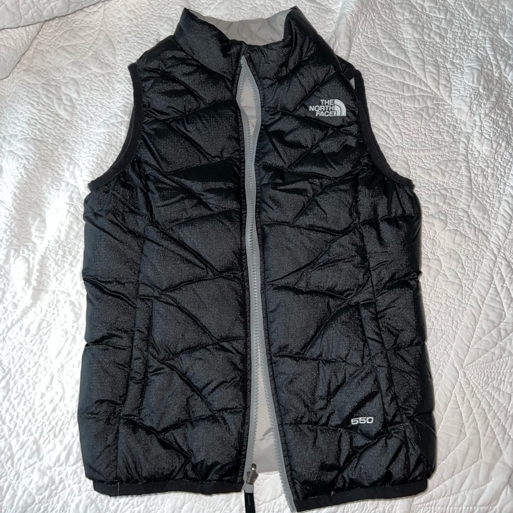 North face vest reversible